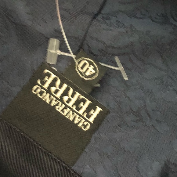 NWOT Designer Gianfranco Ferré Silk Pants - Picture 3 of 8